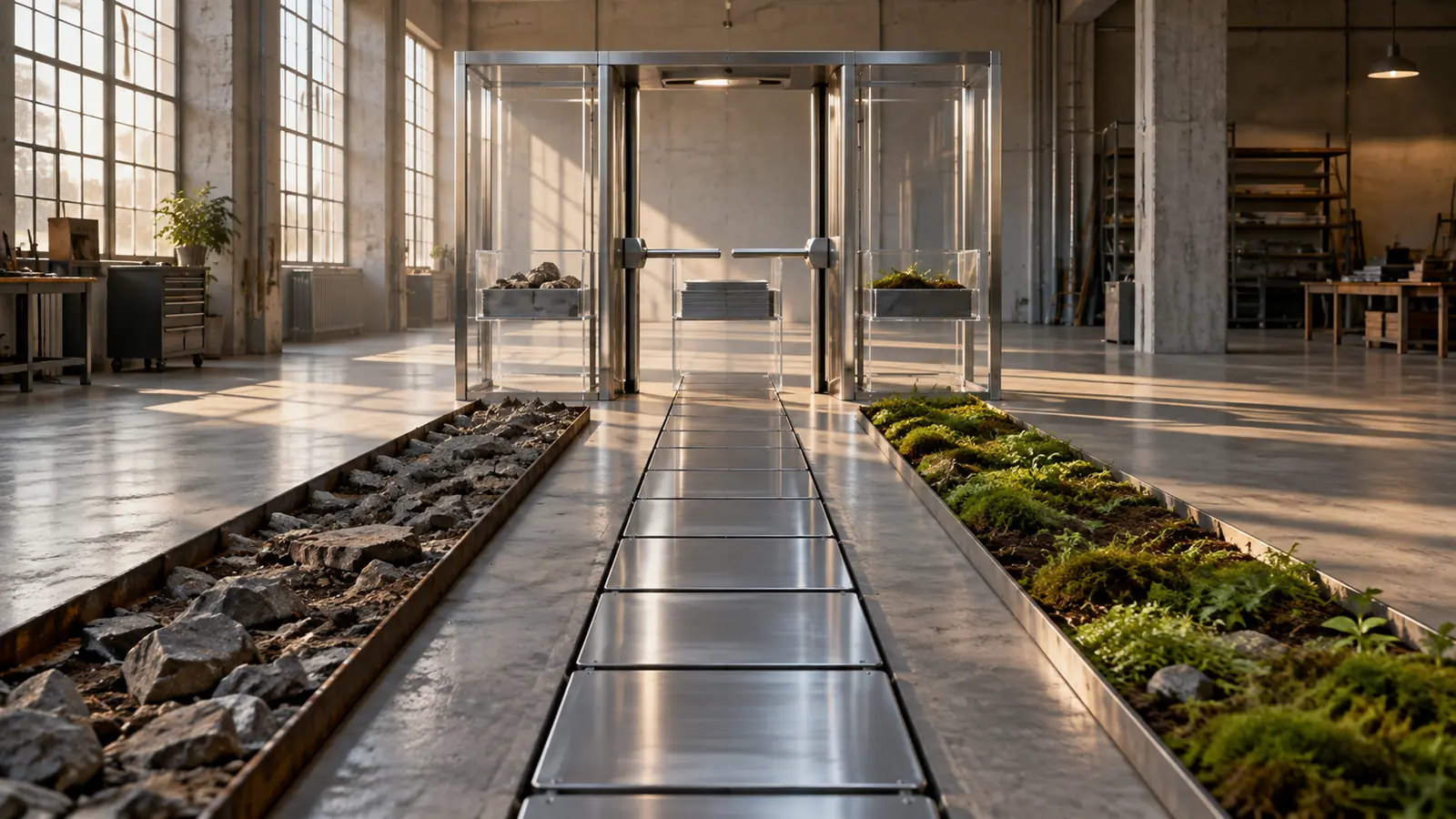 A full-scale conceptual workshop shows three pricing lanes—effort, output and outcome—converging on one auditable result gate.
